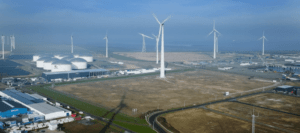 Picture of wind mills at Eemshaven